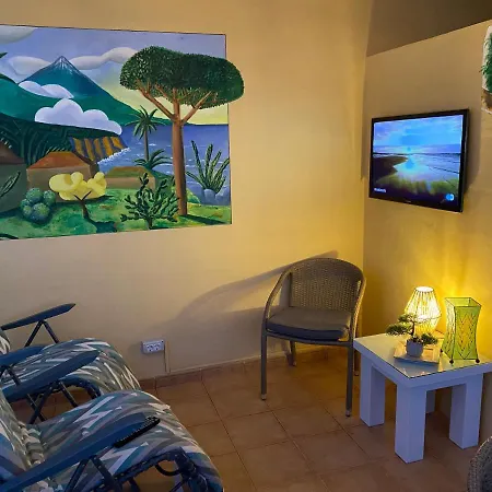 Relax And Enjoy With A View Of El Teide And Sea * Puerto de Santiago (Tenerife)